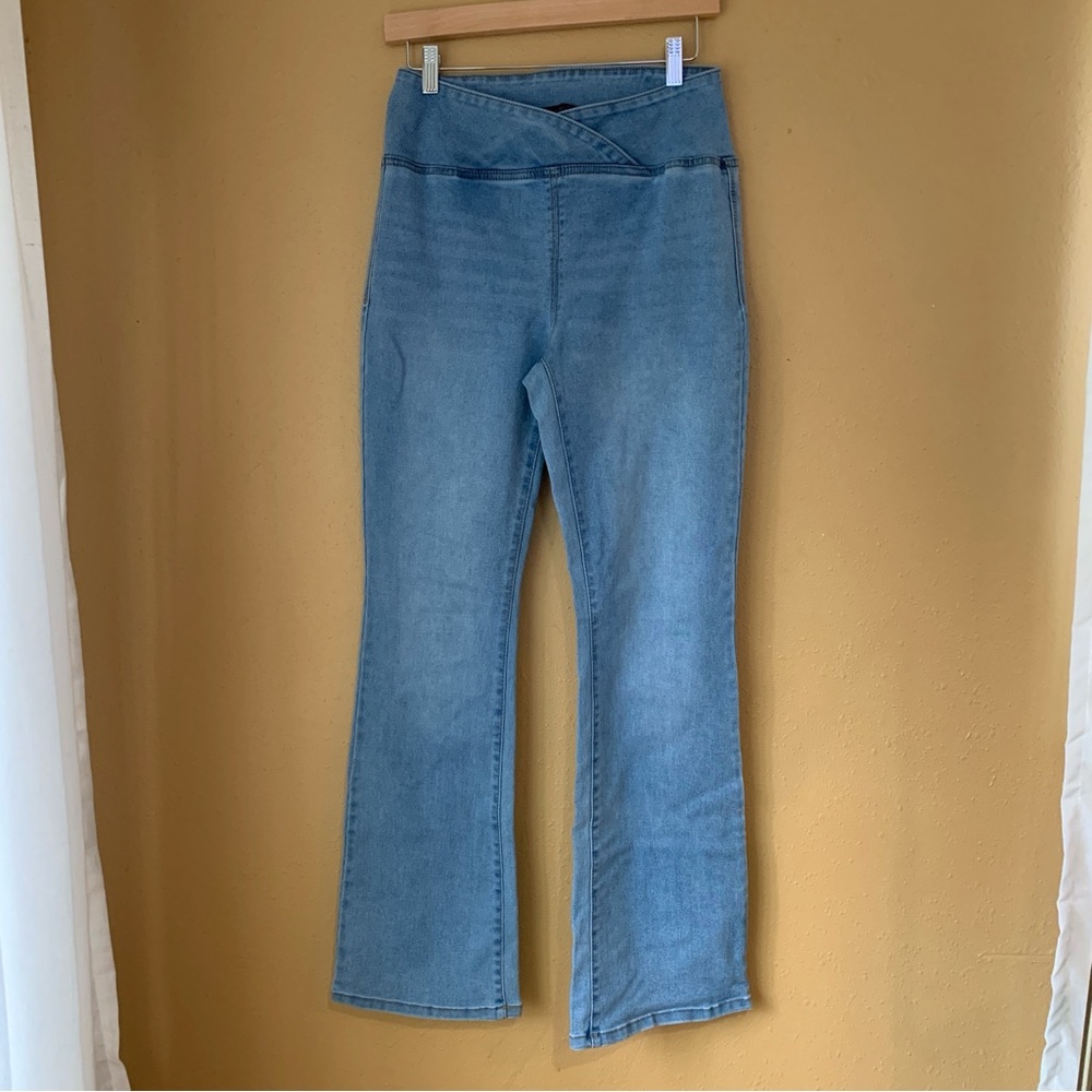 Vintage No Boundaries Light Blue Flared Jeans